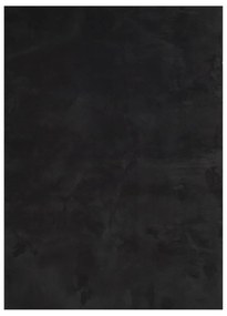 HUARTE fekete rövid szálú puha és mosható szőnyeg 160 x 230 cm