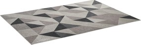 HOMCOM Modern Velúr Gyémánt Geometrikus Nappali Szőnyeg 230x160 cm Csúszásmentes Alap Hálószobához Irodához | Aosom