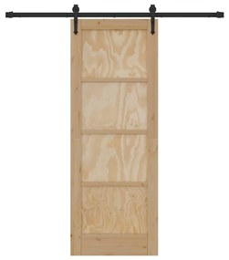 Csúszó ajtó Egyéb ORKDAL Természetes és fekete 73.5 x 198.5 cm