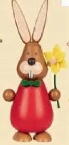 Livarno home Húsvéti nyuszi fa figura 12 cm (R-A/B-593)