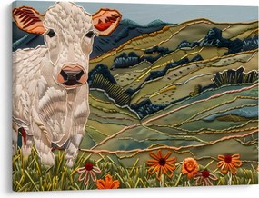 Kép - Kötött motívum utánzata (70x50 cm)