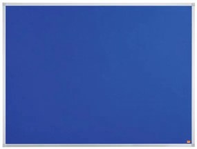 Üzenőtábla, alumínium keret, 120x90 cm, NOBO Essentials, kék (VN5684)