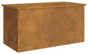Kültéri Tároló Doboz Barna 100 x 50.5 x 50 cm időjárásálló acél