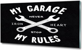 Fotó kép fotó edzett üveg Kávé 125x50