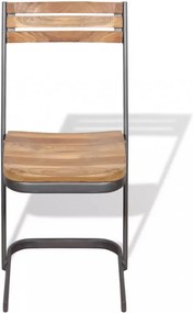 6 db tömör tíkfa étkezőszék