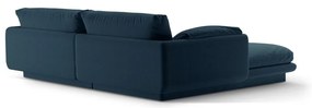 Sötétkék sarokkanapé (jobb oldali) Torino – Micadoni Home