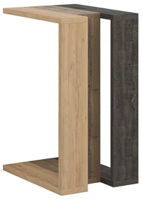 Tárolóasztal tölgyfa dekorral 40x30 cm Macha – Marckeric