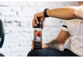 Fekete üveg ivópalack 350 ml Fuori – Vialli Design