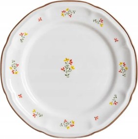 Greta porcelán desszertes tányér virágokkal 21 cm Homla