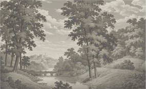 Dekoratív Fotótapéta Hálószobába Kastély és híd 416x254 Ragasztó