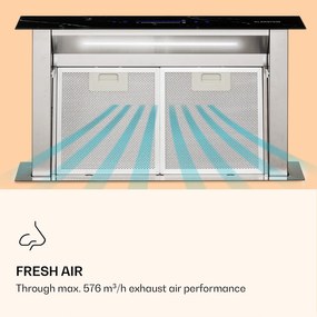 Klarstein Royal Flush Eco, páraelszívó, 60 cm, 576 m³/ó, A+