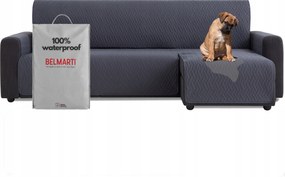 Ágytakaró vízálló kanapé sarokvédő teflon szürke 200 cm jobbos