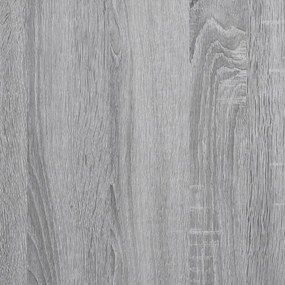 szürke sonoma színű szerelt fa térelválasztó 100x33x125,5 cm