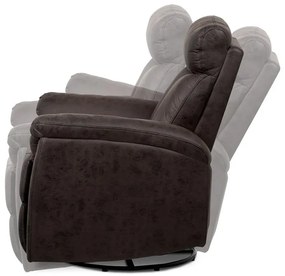 Barna Vintage Szövet Fekvőfotel. TV-333 BR3