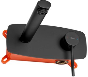 Falra szerelhető csaptelep Rea OVAL Black