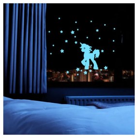 Fanastick Unicorn With Stars világító matrica - Ambiance