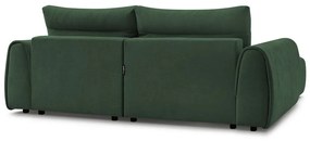 Sötétzöld sarokkanapé Aden – Bobochic Paris