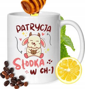 Bögre Patrícia Barátnőknek Ajándék Nyomtatott Fehér 330ml