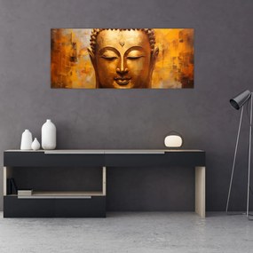 Kép - Buddha, olajfestmény (120x50 cm)