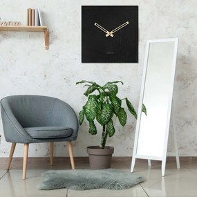 Minimalista, négyzet alakú falióra számok nélkül | HOPA
