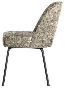 Krémszínű bársony étkezőszék szett 2 db-os Vogue – WOOOD