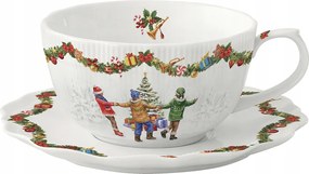 300 ml-es karácsonyi bögre alátéttel Karácsonyi bögre szett