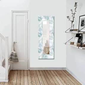 Fali tükör tömörfa kerettel 40x120 cm – Wallity