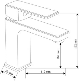 Mexen MINO - MOSÓ ELEM, fekete, 72400-70