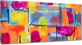 Festmények 115x55 Absztrakt Paloma