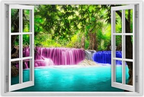 Poszterek 120x80 Színes vízesés