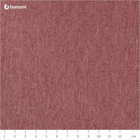 Rózsaszín kinyitható sarokkanapé (variálható) Nihad – Bobochic Paris