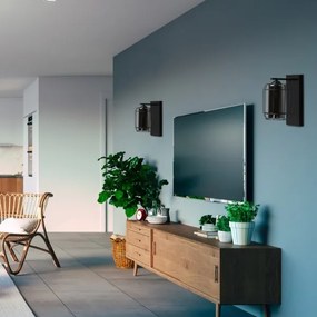 Fali lámpa JONERA 1xE27/40W/230V fekete