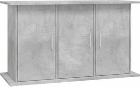 vidaXL betonszürke akváriumállvány 101 x 41 x 58 cm rétegelt fából