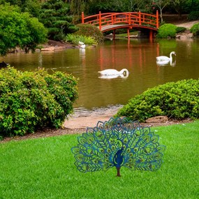Peacock fém kerti dísztárgy, 60×38 cm – TR565TNL1261