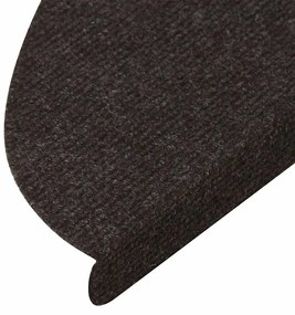 20 db fekete öntapadó lépcsőszőnyeg 65 x 22,5 x 3,5 cm