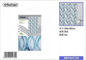 Stílusos Zuhanyfüggöny Mintával 180x180cm