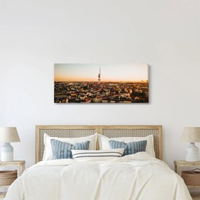 Naplemente Zizkov felett (120x50 cm)