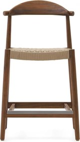 Barna tömörfa kerti bárszék Nina – Kave Home