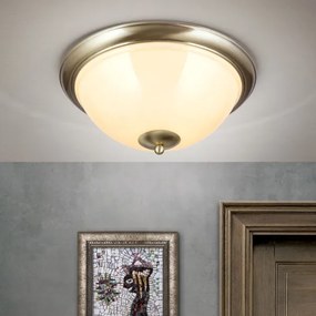 Orion DL 7-677/50-Mennyezeti lámpa AUSTRIAN OLD LAMP 3xE27/60W/230V bronz/bézs