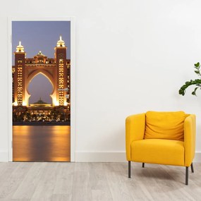 Fotótapéta ajtóra - Épület Dubaiban (95x205cm)