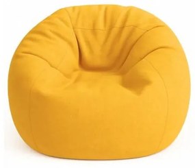 XL beltéri babzsákfotel – mustársárga