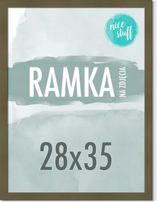 Képkeret 28x35 Képkeret 35x28 sötét Olívazöld