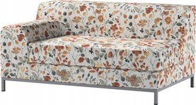 Kramfors 2 személyes balos kanapé huzat Ikea narancssárga-zöld