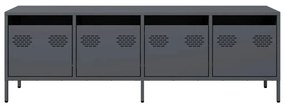 antracit hidegen hengerelt acél TV-szekrény 135x39x43,5 cm