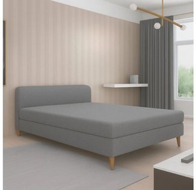 Kárpitozott heverő BRISBANE 110x200 cm szürke