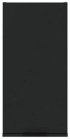 fekete fali fürdőszobaszekrény 32 x 20 x 67 cm