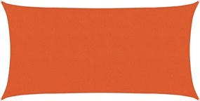 vidaXL narancssárga HDPE napvitorla 160 g/m² 2,5 x 4,5 m