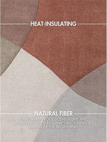 Bézs kézi szövésű gyapjú kerek szőnyeg ø 200 cm Hackney Clarissa – Ted Baker