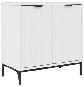 Fürdőszoba bútor szett Magas Fényű Fehér Műanyag fa, fém