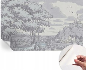 Divatos öntapadós fali tapéta Furnér Mesebeli táj 416x254 cm